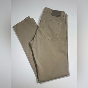 AG Adriano Goldschmied Men's Beige Straight Jeans 🙋‍♂️🪾